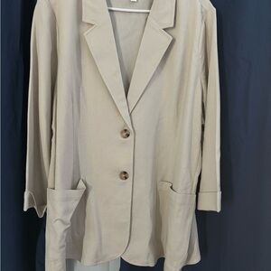 Women's Beige Blazer